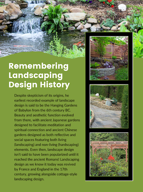 Landscaping Design History